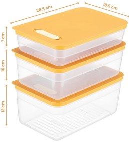 Set di contenitori alimentari 3 pz - Hermia