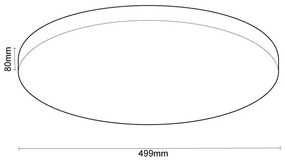 Plafoniera LED dimmerabile OPAL LED/48W/230V Wi-Fi Tuya + +TC