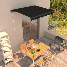 Tenda Da Sole Retrattile Manuale 300x250 Cm Antracite /