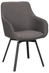 Set di sedie da pranzo grigia in imbottito 2 pz Alison – Rowico