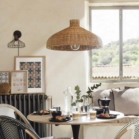 Atmosphera - Lampadario a sospensione con filo ORI 1xE27/40W/230V rattan