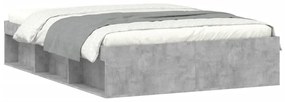 Giroletto grigio cemento 135x190 cm double
