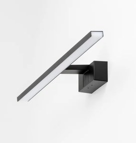 Aigostar - Illuminazione per specchio da bagno a LED 8W/230V 4000K 40 cm IP44 nero