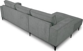 Divano angolare in grigio scuro (con penisola a sinistra) Copenhagen – Scandic