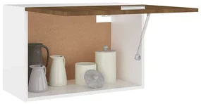 Mobile pensile rovere marrone 60x31x40 cm in legno multistrato