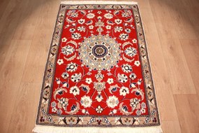 Nain Tappeto 130 x 100 (Iran) Annodato A Mano