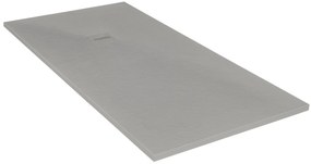 Piatto doccia MOLDCOM COMPOSITES in resina Cosmos Stone grigio L 70 x L 160 x H 4 cm opaco