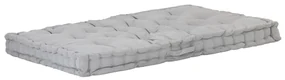 Cuscino Per Pallet E Pavimento İn Cotone 120x80x10 Cm Grigio /