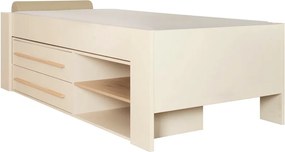 Letto da bambini beige con contenitore rete non inclusa 90x200 cm Captain – Roba
