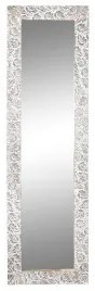 Specchio da parete DKD Home Decor 44 x 3 x 150 cm Cristallo Marrone Bianco Legno di mango Indiano Legno MDF Decapaggio