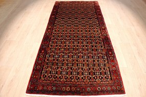 Senneh Tappeto 130x290 (Iran) Annodato A Mano