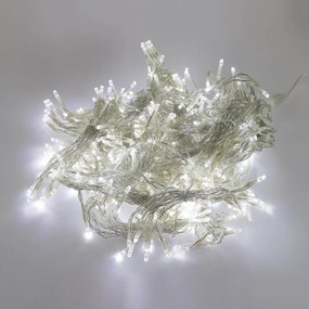 Tenda Natalizia LED 2x2m Cavo TRASPARETE IP44 DUAL WHITE Colore Double Color