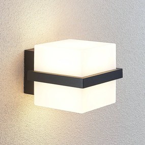 Lindby Applique LED da esterni Auron a cubo