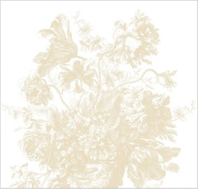 Carta da parati Frans Uyterlinde - Engraved Flowers