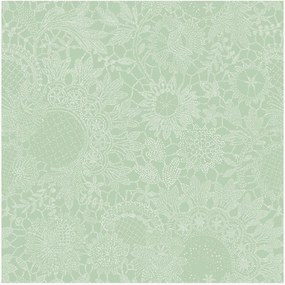Set di 4 tovaglioli jacquard Mille Guipures Jade