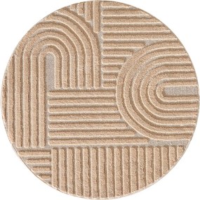 Tappeto rotondo rosa chiaro ø 200 cm Art 1121 – Ayyildiz Carpets