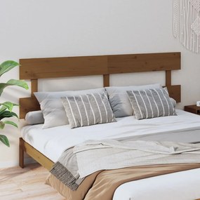 Testiera Per Letto Ambra 184x3x81 Cm İn Legno Massello Di Pino /