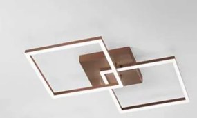 Bard plafoniera corten l.650x650 c/acc. 3394-65-361-01