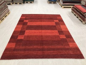 Loribaft Tappeto 330 x 250 Rosso (Iran) Annodato A Mano