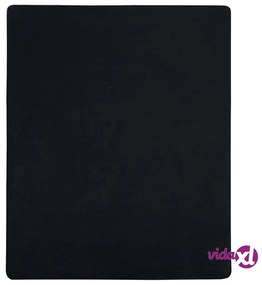 vidaXL Lenzuola con Angoli Jersey 2pz Nero 180x200 cm Cotone