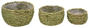Coprivaso in paglia in set da 3 pezzi ø 26 cm - Ego Dekor