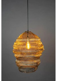 Lampada a sospensione color oro con paralume in metallo 52x52 cm Luca - Dutchbone