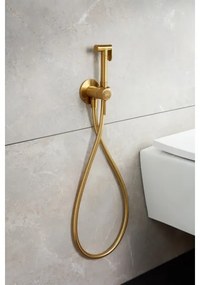 KFA Armatura 5039-512-31 - Rubinetto per bidet con doccia da incasso MOZA oro