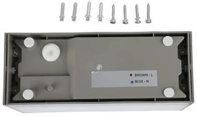 LED Applique da esterno LED/12W/230V 6400K IP65