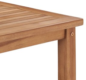 Tavolino da caffè 45x45x45 cm in legno massello di teak