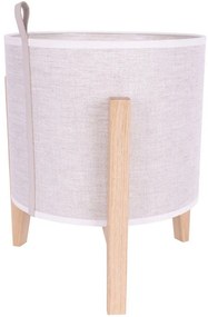 Spot-Light 72709174 - Lampada da tavolo CASIOPEA 1xE27/40W/230V rovere