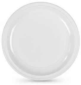 Set di piatti riutilizzabili Algon Rotondo Bianco 28 cm Plastica 12 Unità