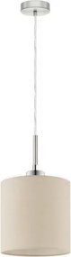 Eglo - Lampadario LED a sospensione con cavo TUNJA 1xE27/60W/230V colore crema