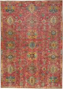 Samarkand Tappeto orientale 170x240 Rosso (Pakistan) Annodato A Mano