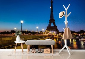 Carta da parati autoadesiva – Torre Eiffel di notte