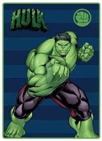 Coperta The Avengers Hulk 100 x 140 cm Azzurro Verde Poliestere