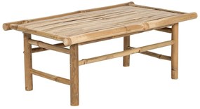 Tavolino bambù e legno chiaro 80 x 45 cm TODI Beliani