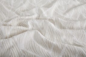 Biancheria da letto singola jacquard beige 140x200 cm Florida - My House