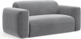 Divano grigio con rivestimento in velluto 180 cm Strino – Cosmopolitan Design