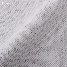 Letto matrimoniale imbottito grigio chiaro con contenitore con griglia 180x200 cm Jagna - Bobochic Paris