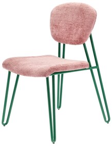 Sedia da pranzo rosa chiaro Styles - Villa Collection