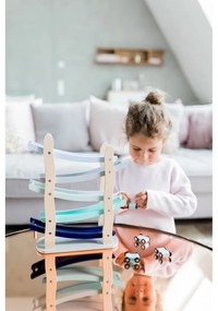 Pista a cascata in legno con auto - Kindsgut