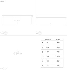 Eglo 900707 - Plafoniera LED TURCONA-B LED/20,5W/230V 4000K 118,7 cm