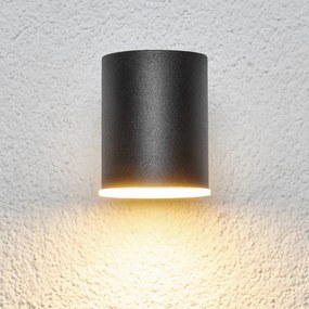 Lindby Essenziale applique LED da esterni Morena in nero