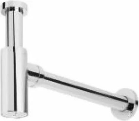 Sifone per lavabo e vasca cromato cilindrico