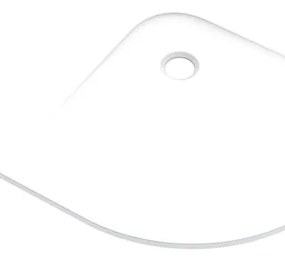 Piatto doccia SENSEA in carbonato di calcio Easy V2 bianco L 90 x L 90 x H 2.6 cm opaco