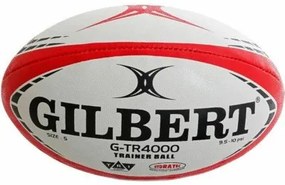 Pallone da Rugby Gilbert G-TR4000 Bianco 28 cm Rosso