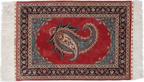 Hereke Tappeto 80 x 120 Blu (Tacchino) Annodato A Mano