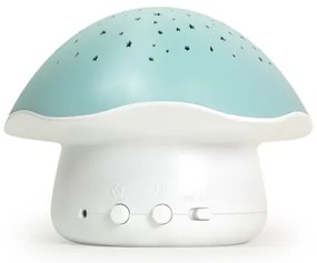 PABOBO - Proiettore con melodia STAR MUSHROOM 3xAA blu