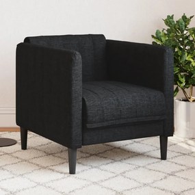 Poltrona Nera İn Tessuto /