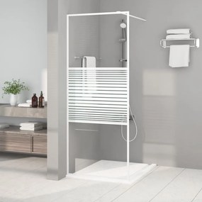 Parete Doccia Walk İn Bianca 80x195 Cm Vetro Trasparente Esg /